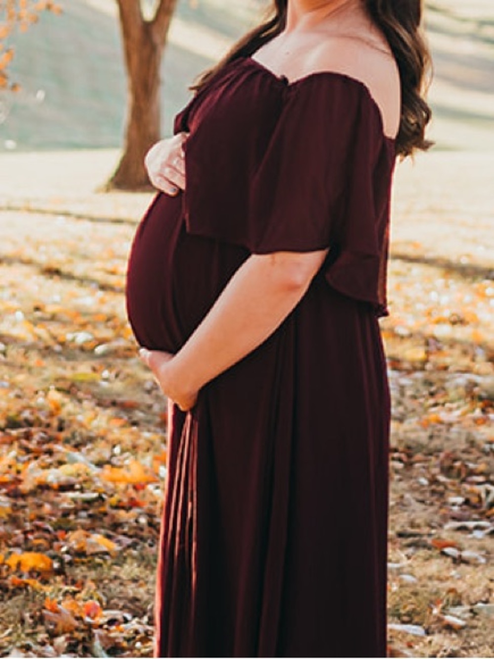 Soieblu Strapless Maxi Dress in Burgundy